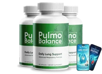 Pulmo Balance respiratory support supplement bottle